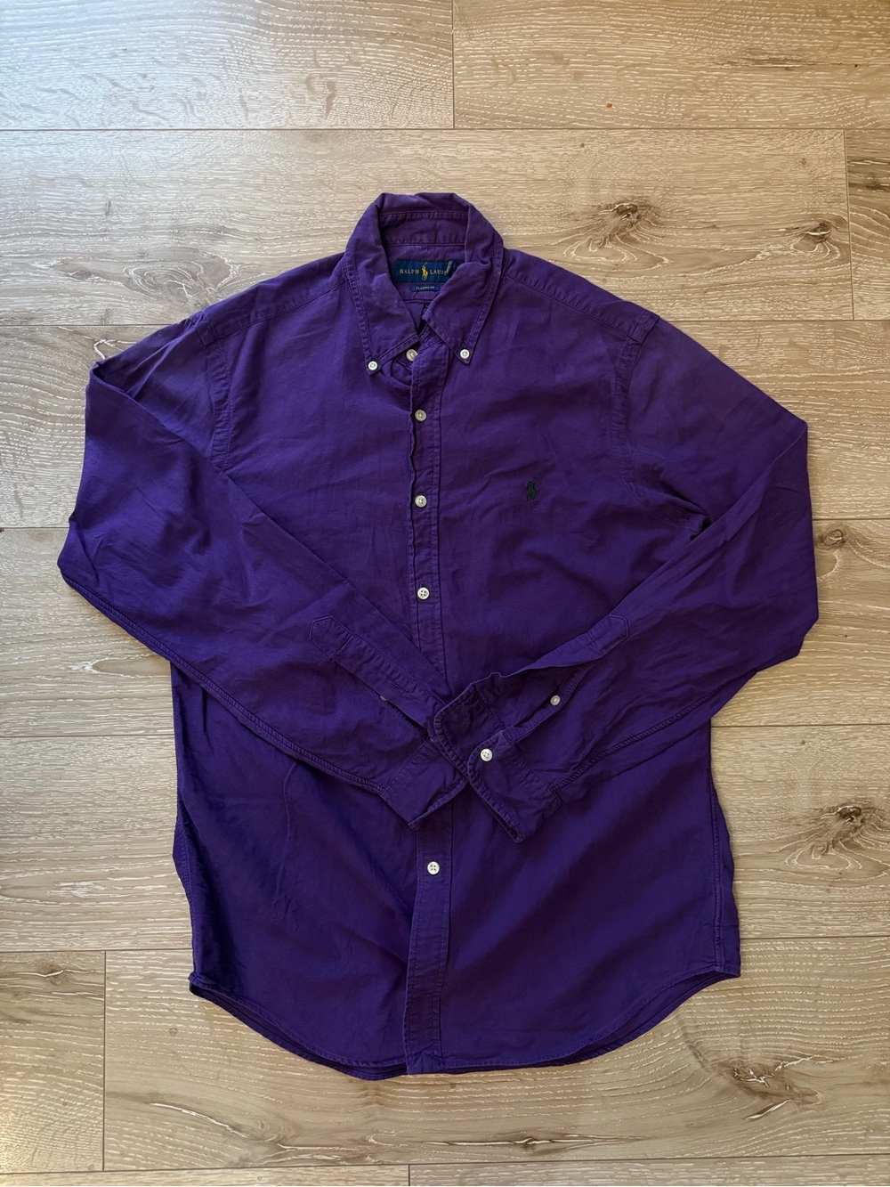 Polo Ralph Lauren Purple Button-Down Oxford Shirt